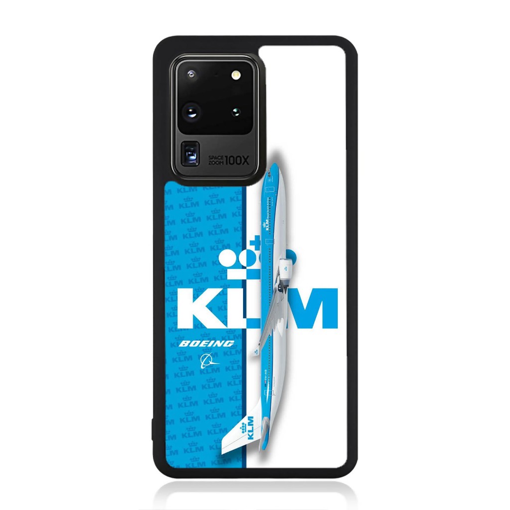 Samsung Note 20 10 9 8 7 Plus ultra Lite Edge TPU Softcase Custom KLM Boeing 787 Case