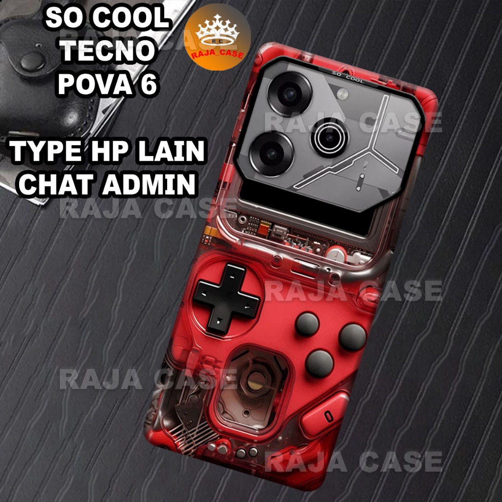 (RC18) ใหม่ล่าสุด TECNO POVA 6 SO COOL HP CASE CASING/SILICONE CASE ALL TYPE DREAM MOTIF HP PROTECTI