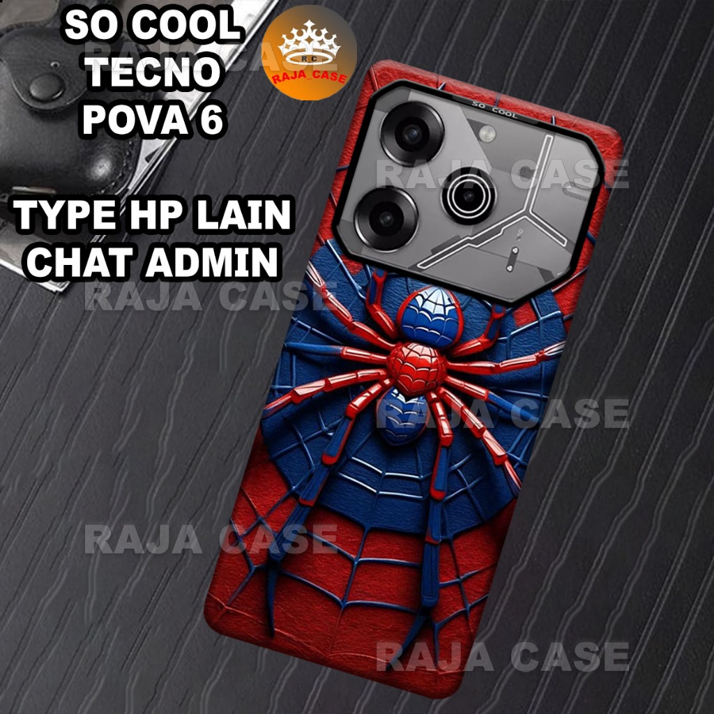 (RC23) เคส SO COOL HP TECNO POVA 6 ใหม่ล่าสุด CASING/SILICONY CASE PROTECTIVE HP PRINTED สําหรับ GUY