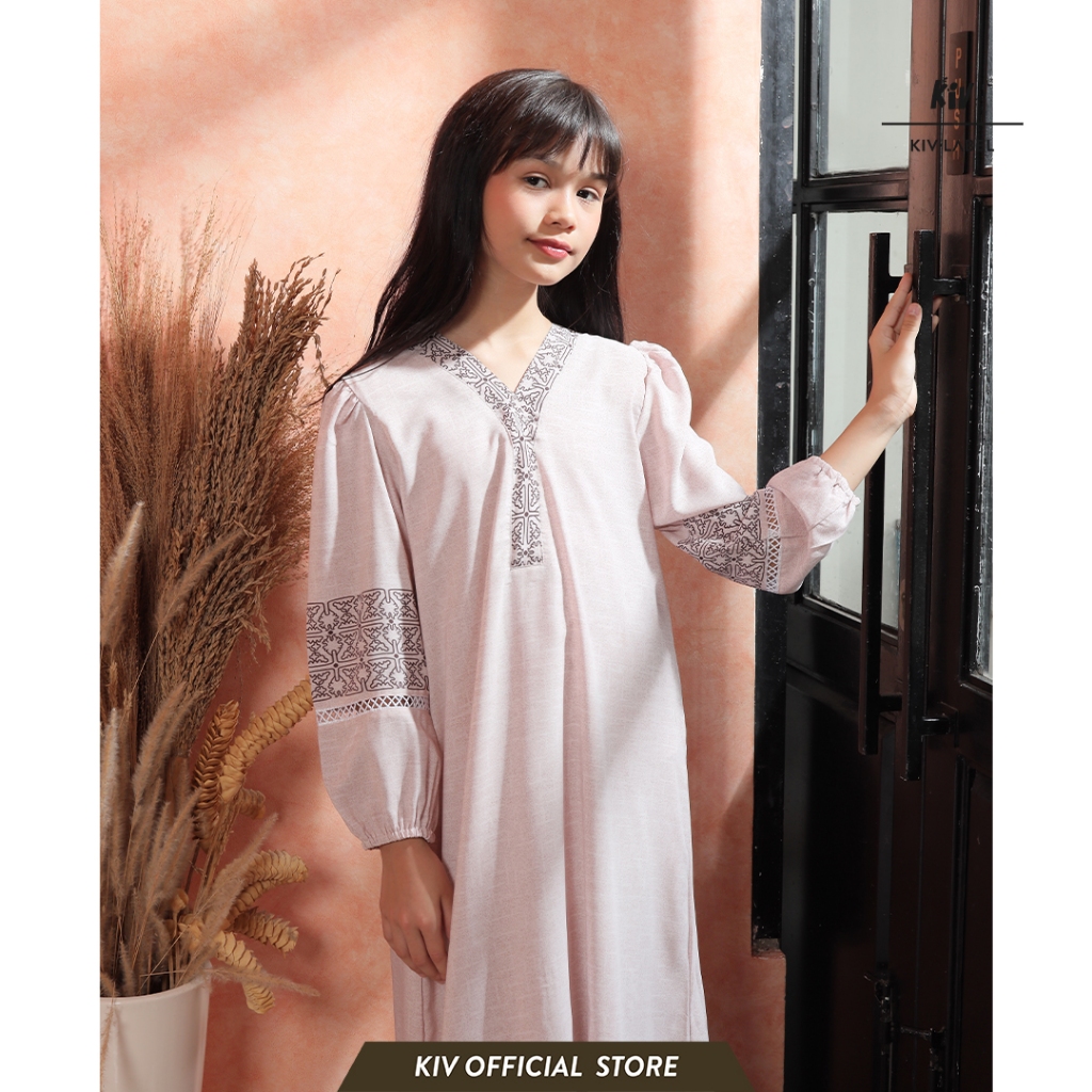 KIV Gamis Couple Ibu Anak Perempuan Motif TURKIYE Series Etnik Batik DO 195 A GO 3023 GO 1824 GMPKL 