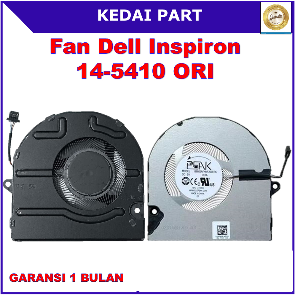 พัดลมพัดลม Dell Inspiron 14 5410 5415 5418 5510 5515 5518 7400 7415 2-in-1 2021 Vostro 14 5415 5510 