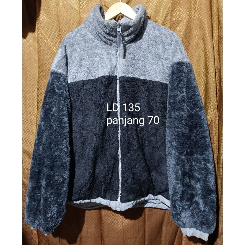 Sherpa fur แจ็คเก็ต sherpa ขนฤดูหนาวแจ็คเก็ต REVERSIBLE sherpa แจ็คเก็ต bolbal sherpa แจ็คเก็ตขนสีเท