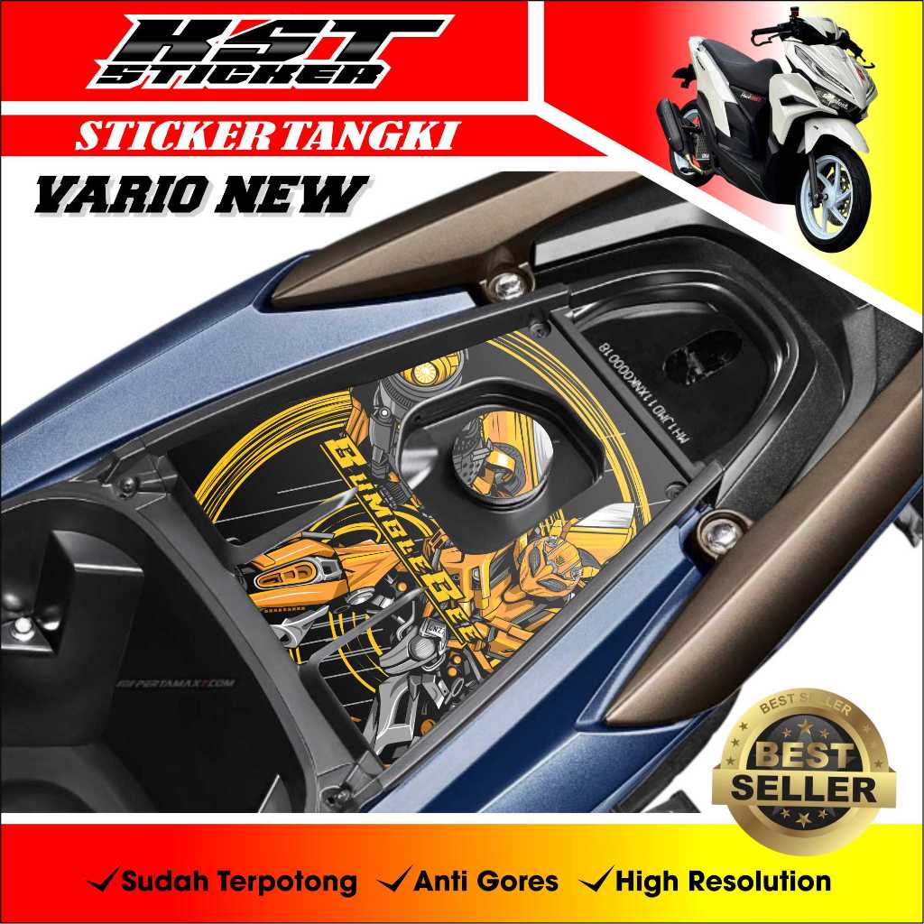 VARIO NEW 2018 ถึง 2024 สติ๊กเกอร์ติดถัง VARIO 125 และ 150 สติ๊กเกอร์ติดถังน้ํามัน ST.001