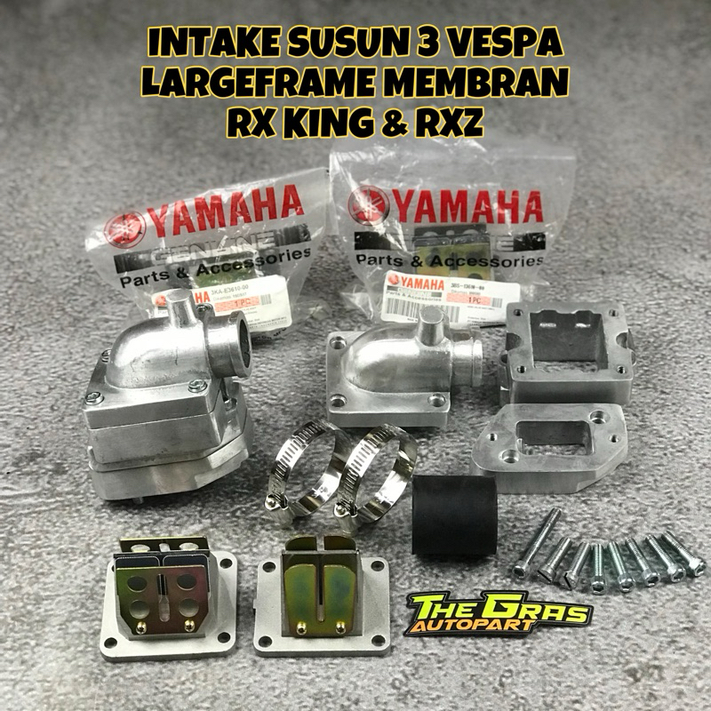 ท่อร่วมไอดี Manipol Stacking 3 Vespa Complete Membrane RX King RXZ