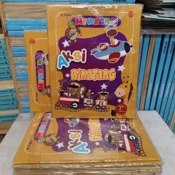 CHILDRENS BOOK // ระบายสี ANIMAL ACTIONS