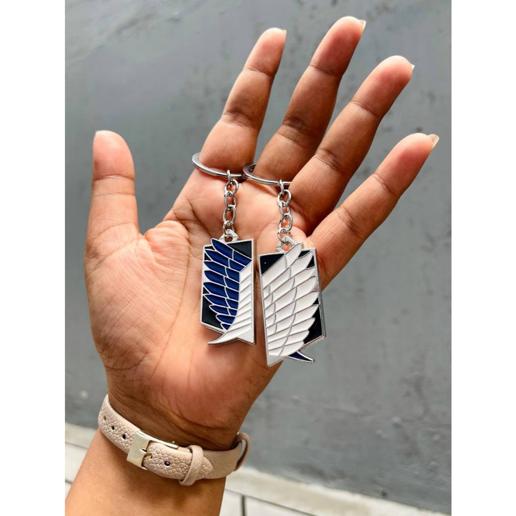 SNK สร้อยคอคู่โลโก้สร้อยคอคู่ AOT Attack on Titan Shingeki No Kyojin