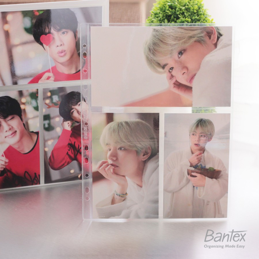 Bantex Collector Pocket A4 Photocard 3P Clear 2152 (5 แผ่น)