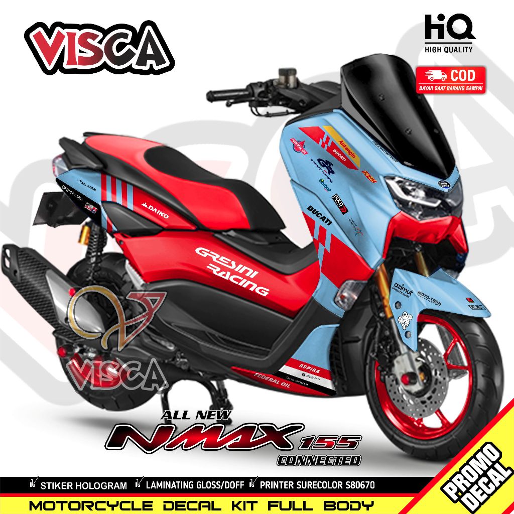 Decal Nmax 2021 Full Body Sticker Nmax 2021 Full Body GRESINI