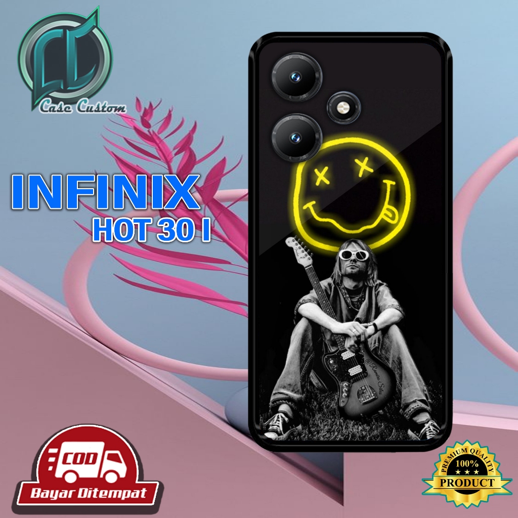 HP INFINIX HOT 30i สามารถใช้สําหรับโทรศัพท์ทุกประเภท ยัง _เคสเงาล่าสุด _เคสแบบกําหนดเอง_Hardcase 2D 