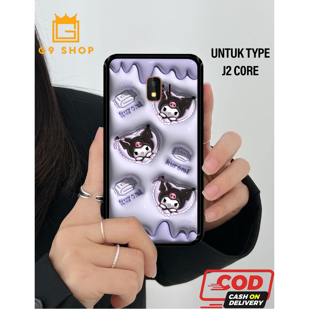 [gnine_case]เคส samsung j2 core-scase Glossy-Protective )case(kuromi)softcase hp-case hp-casing hp-s