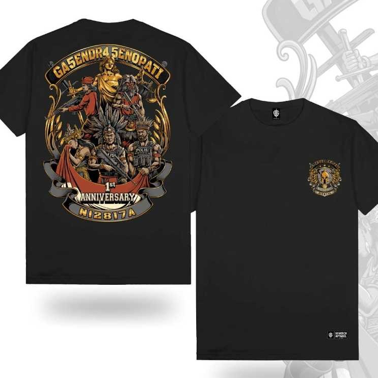 VS T-SHIRT GASENDRA SENOPATI NIRBITA 1ST ANNIVERSARY TSH-GAS-33
