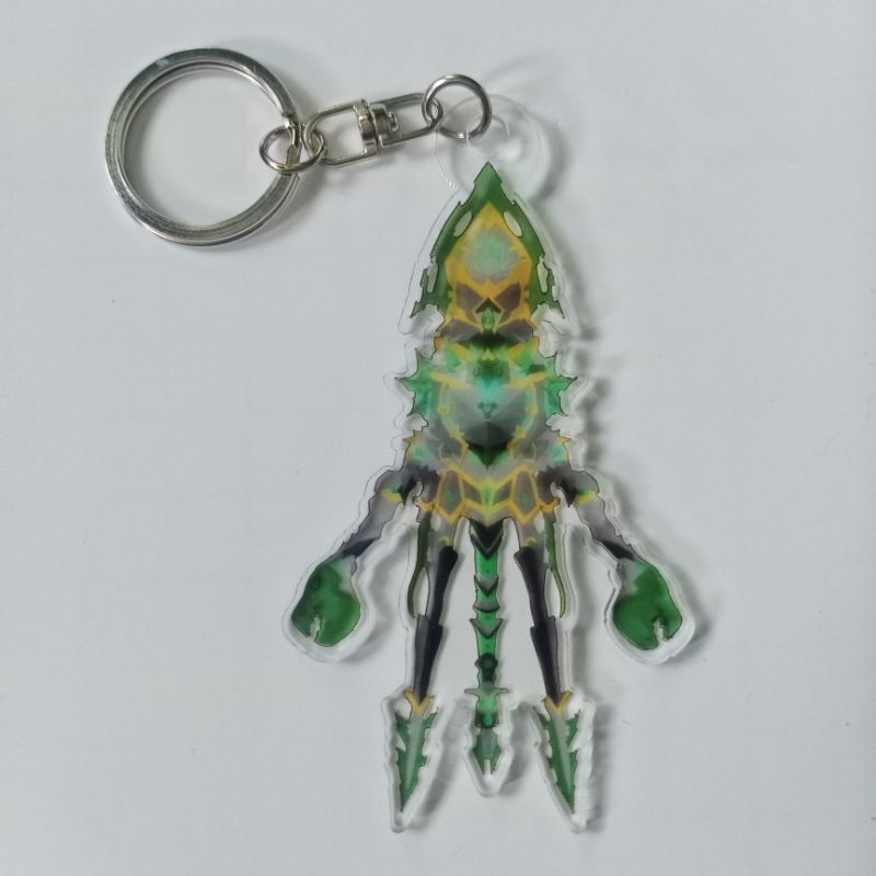 GANTUNGAN Fisch พวงกุญแจอะคริลิคใส The Kraken Exotic Fish Roblogs / พวงกุญแจ Fisch / The Kraken Fisc