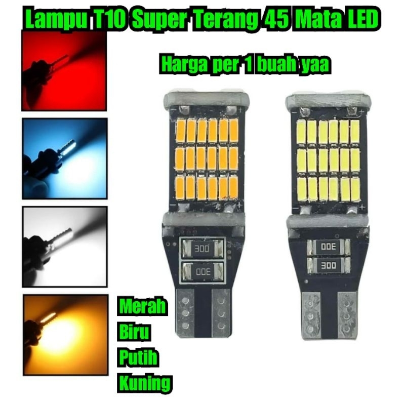 MATA T10 45 ไฟ Led Eye, ไฟ Njajjal, ไฟเลี้ยว, ไฟเมือง T10, เมืองที่สว่างเป็นพิเศษและไฟเลี้ยว, ไฟ T10