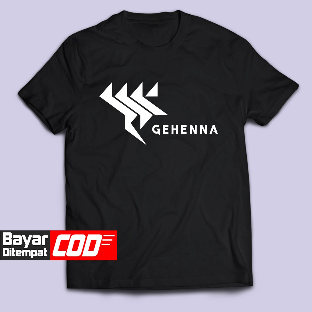 อะนิเมะเสื้อยืด GEHENNA HIGHSCHOOL D BLUE ARCHIVE มังงะ Tshirt Unisex ญี่ปุ่น BRAIN CLOTHES