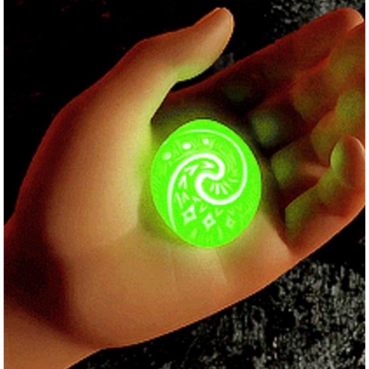 จี้สร้อยคอ Moana Heart of Te Fiti เรืองแสงในที่มืด