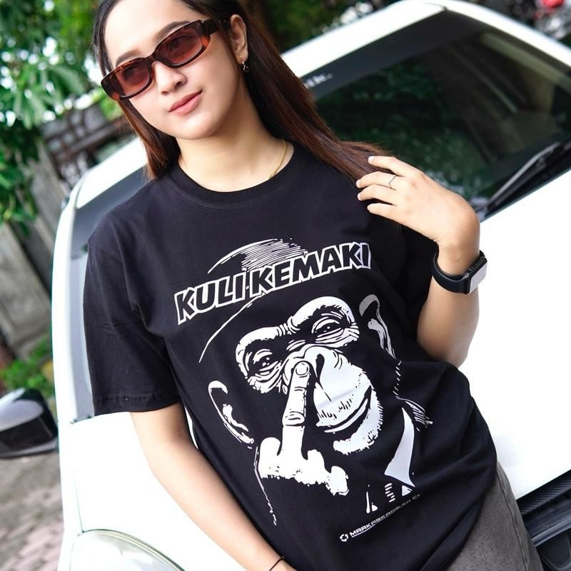เสื้อยืด Kuli Kemaki V2 / Distro Lek Kuli Dianggep Ora Cool Im Million Ora Cool / เสื้อผ้าผู้ชายและผ
