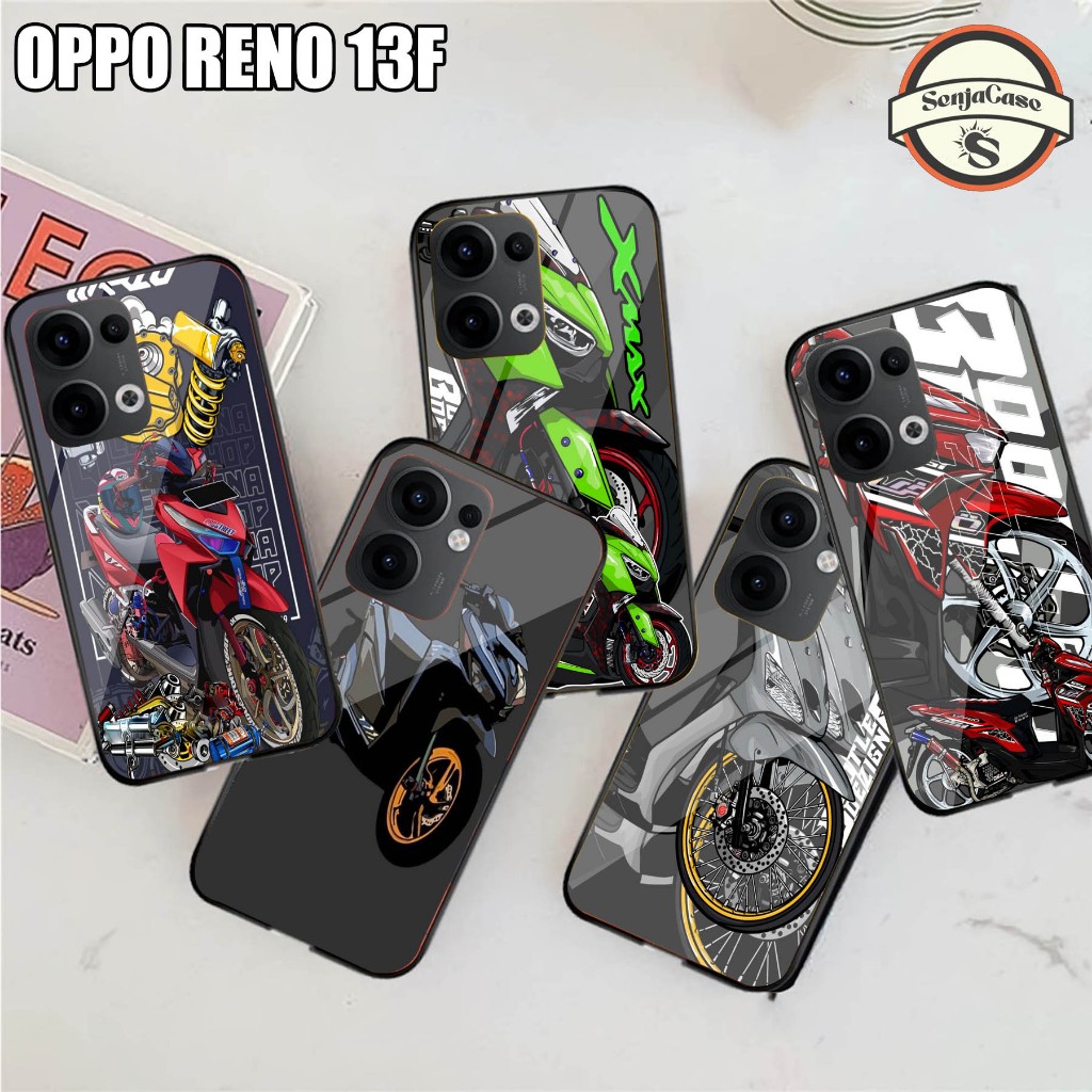 HP SENJACASE SOFTCASE GLASS TYPE 0PP0 RENO 13F ใหม่ล่าสุด - Silicone - เคสเคลือบเงา - เคส - ล่าสุด -