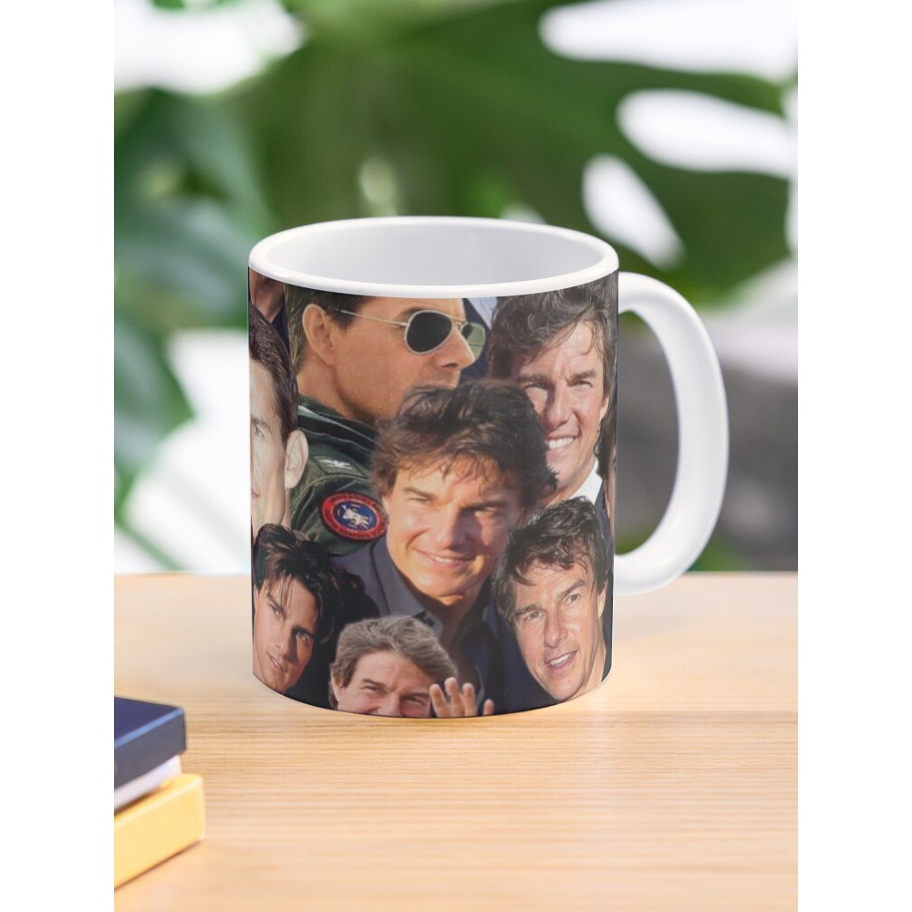 แก้วกาแฟภาพตัดปะภาพถ่าย Tom cruise