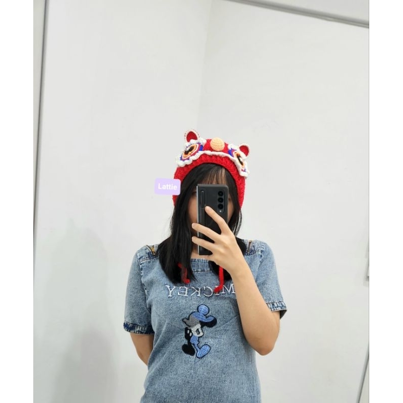 HANDMADE DRAGON BEANIE BONET/BARONGSAI HAT/ZIMOMO HAT BEANIE/LABU HAT/BARONGSAI HAT ZIMOMO