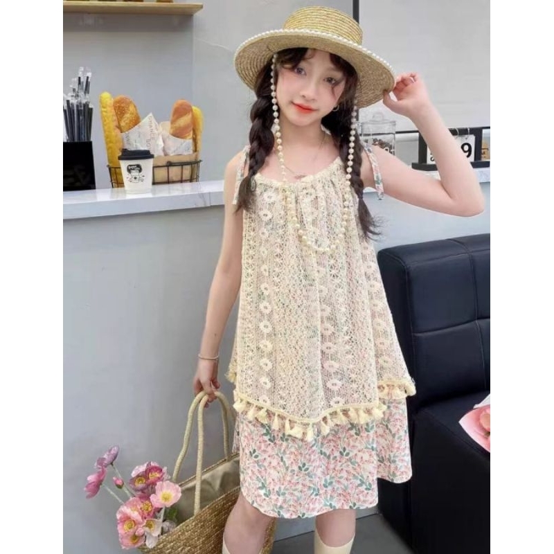 T09 BKK FLOWER DRESS SIZE 140-170