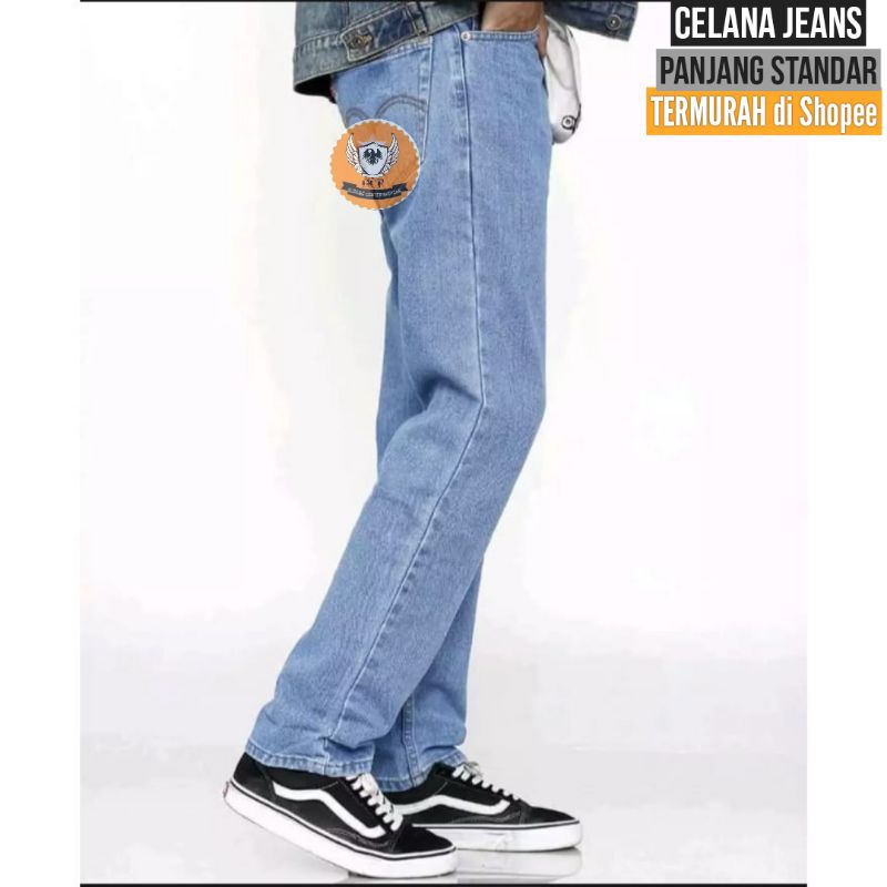 PREMIUM STANDARD JEANS / MENS REGULAR JEANS - BASIC LONG PANTS - JEANS WAREHOUSE