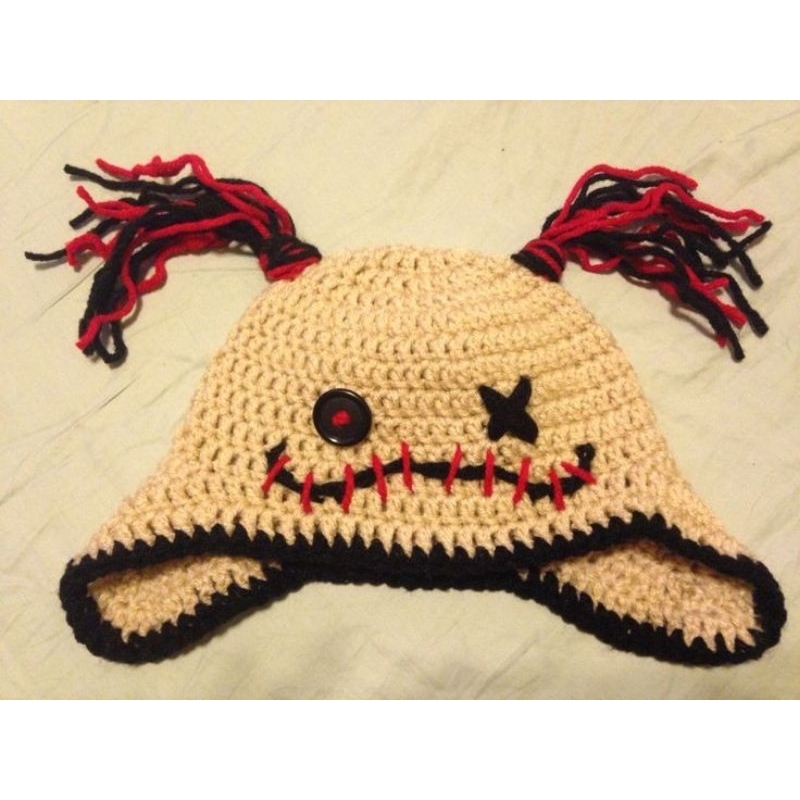 SANRIO HANDMADE WOO BEANIE HAT/VOO DOLL HAT/HALLOW BEANIE HAT/หมวกคลุมผม/VIRAL/KOREAN FASHION/AEESTH
