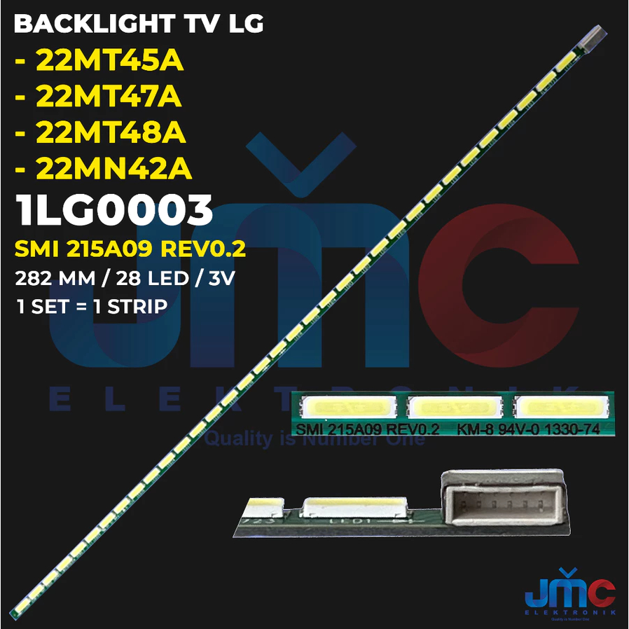 LG LED TV BACKLIGHT 22MT45A 22MT48A 22MT45 22MT48 22MT BL LAMP 22 INC INCH 22IN