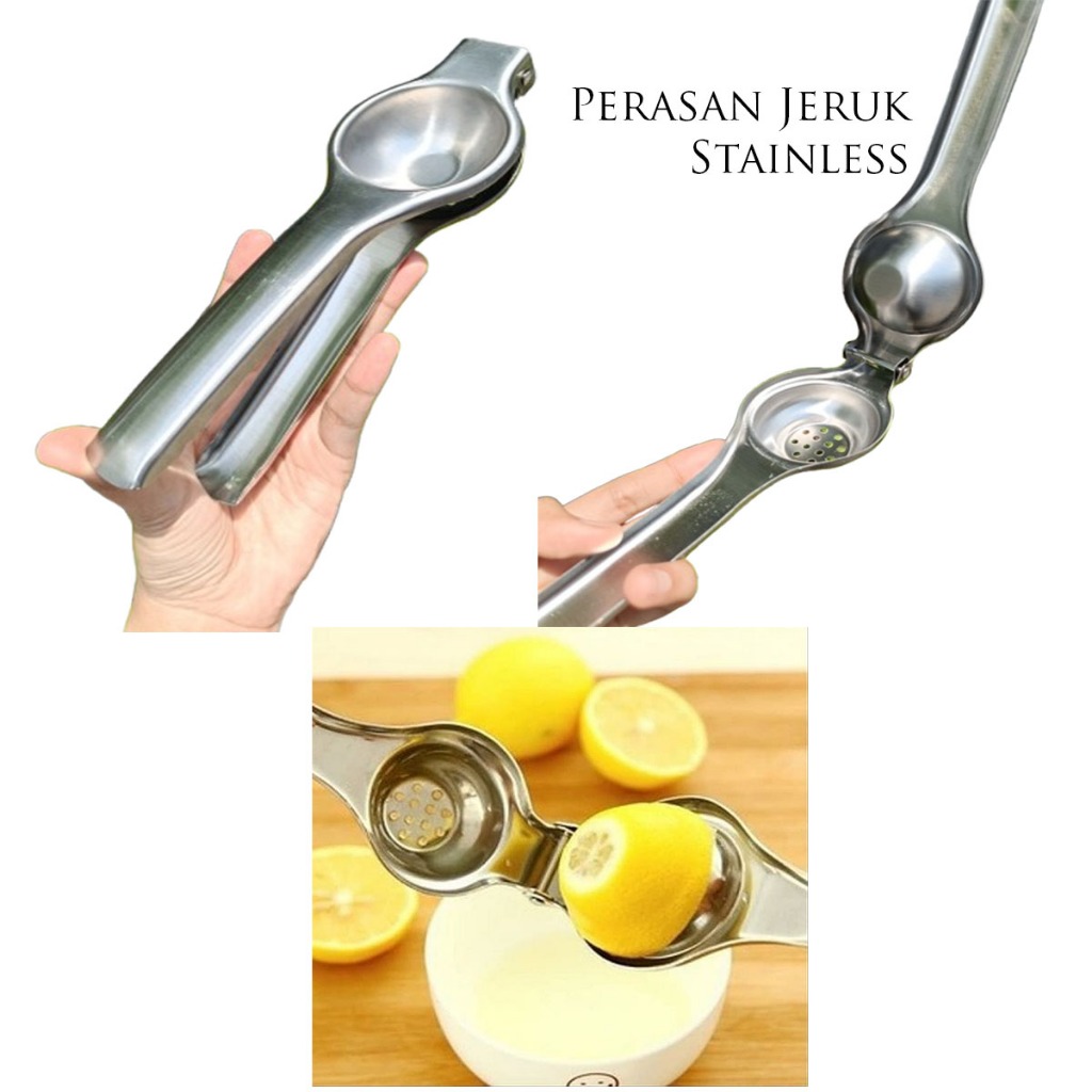 LEMON SQUEEZER STAINLESS LEMON SQUEEZER