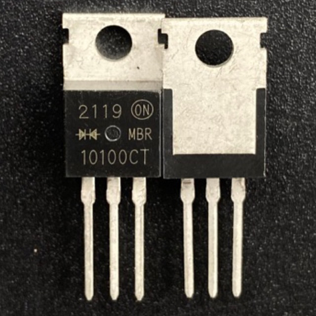 DIODE MBR MBR10100CT MBR10100 10100 10A 100V TO-220 NEGATIVE DIODE