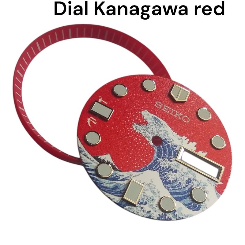 Dial Red Kanagawa Dial Plate Kagawa 7s26 ,nh 36
