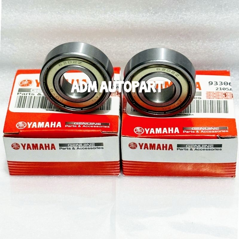 เพลาล้อหลังแบริ่งชุดขวาซ้าย 6202zz 2PCH YAMAHA R15V3 R15V4 R15M เชื่อมต่อ Vixion R 155 MT-15 XSR ORI