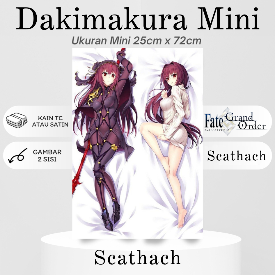 Dakimakura Mini SCATHACH Fate Grand Order หมอนอะนิเมะ Waifu Mini SKAD FGO