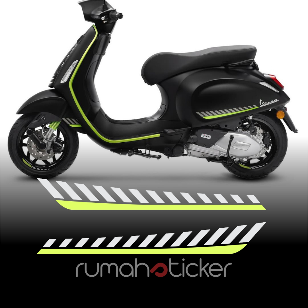 สติ๊กเกอร์ตัดสติกเกอร์ CUSTOM รุ่น UNIVERSAL VESPA รุ่น SPRINT TECH I-GET ABS 2025