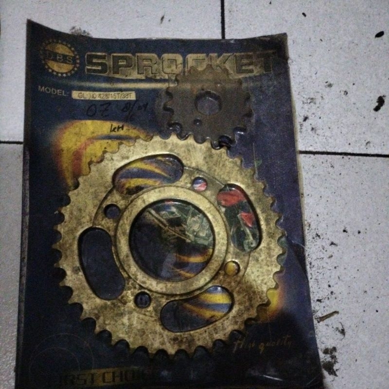 ฟันดึงหน้าและหลัง gl 100 428-15t-38t