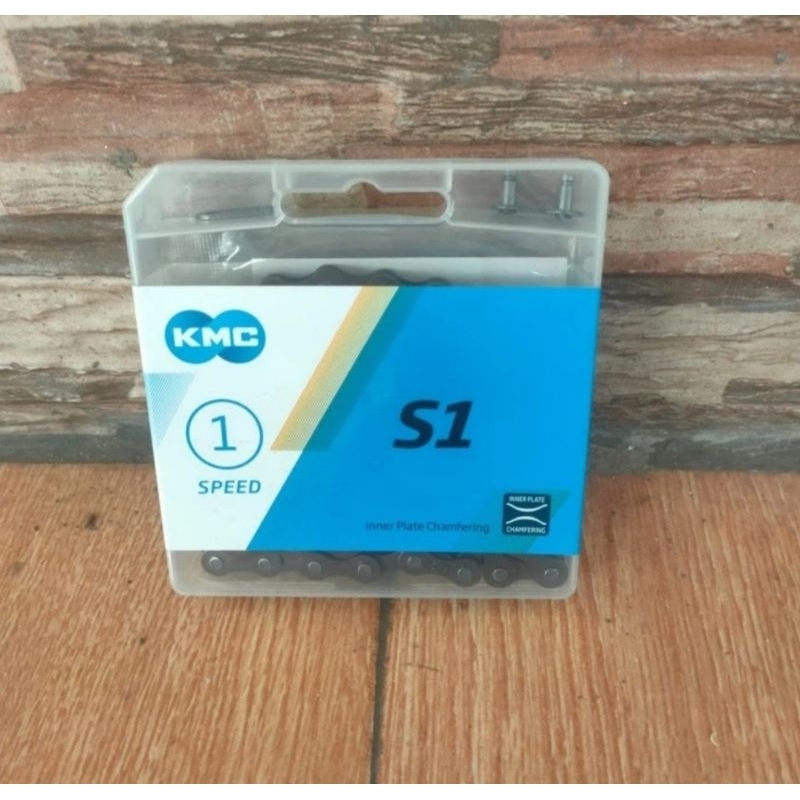 โซ่ kmc ความเร็วเดียว S1 สีดํา
