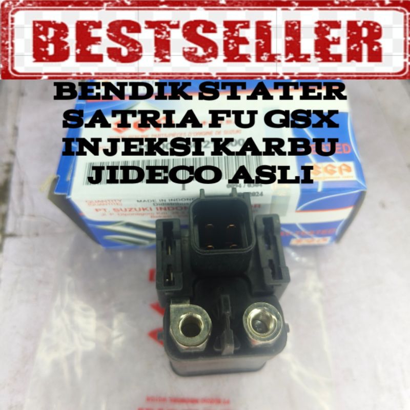 Bendik STATER SATRIA FU FI 150 GSX RS INJECTION CARBURETOR SWITCH STATER RILEY ORIGINAL JIDECO