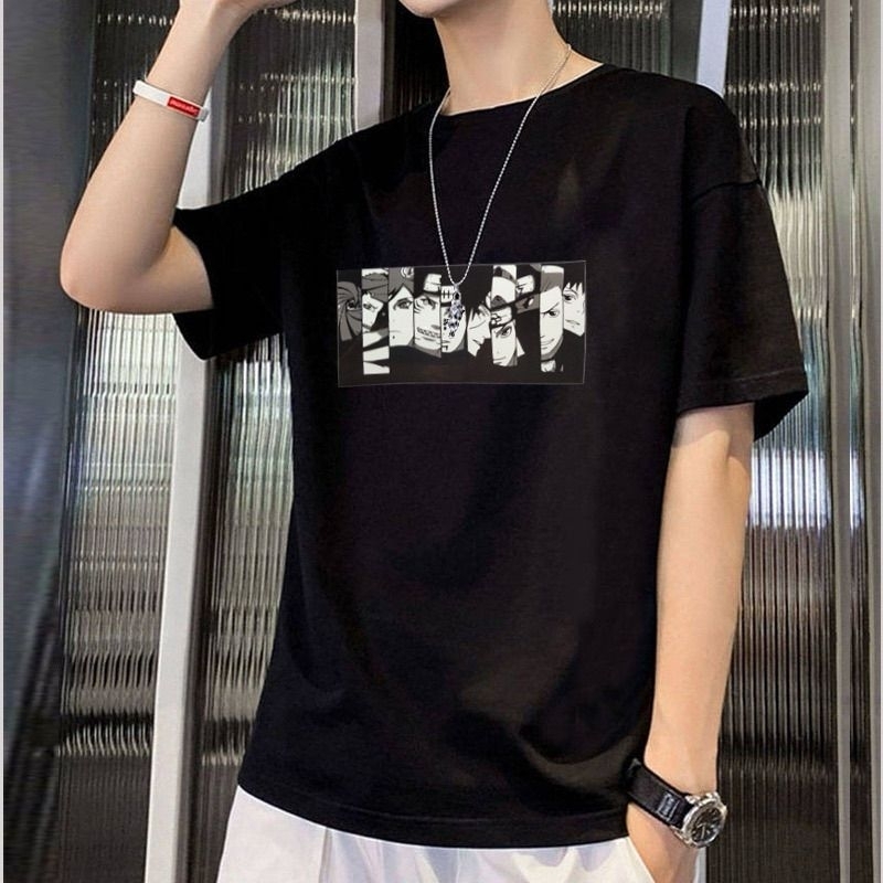เสื้อยืดผู้หญิง | OVERSIZE TEE 100% COTTONPOLYESTER NARUTO DOLLBE MOTIF O-คอ SUITABLE สําหรับผู้ชายแ