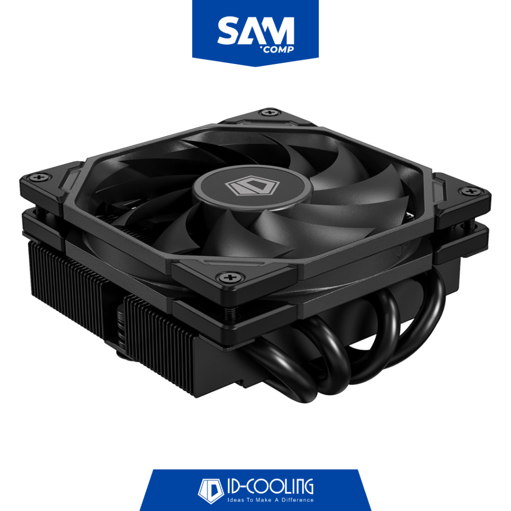 ID-COOLING IS-40-XT สีดํา Low Profile CPU Cooler 4 Heatpipe Intel AMD