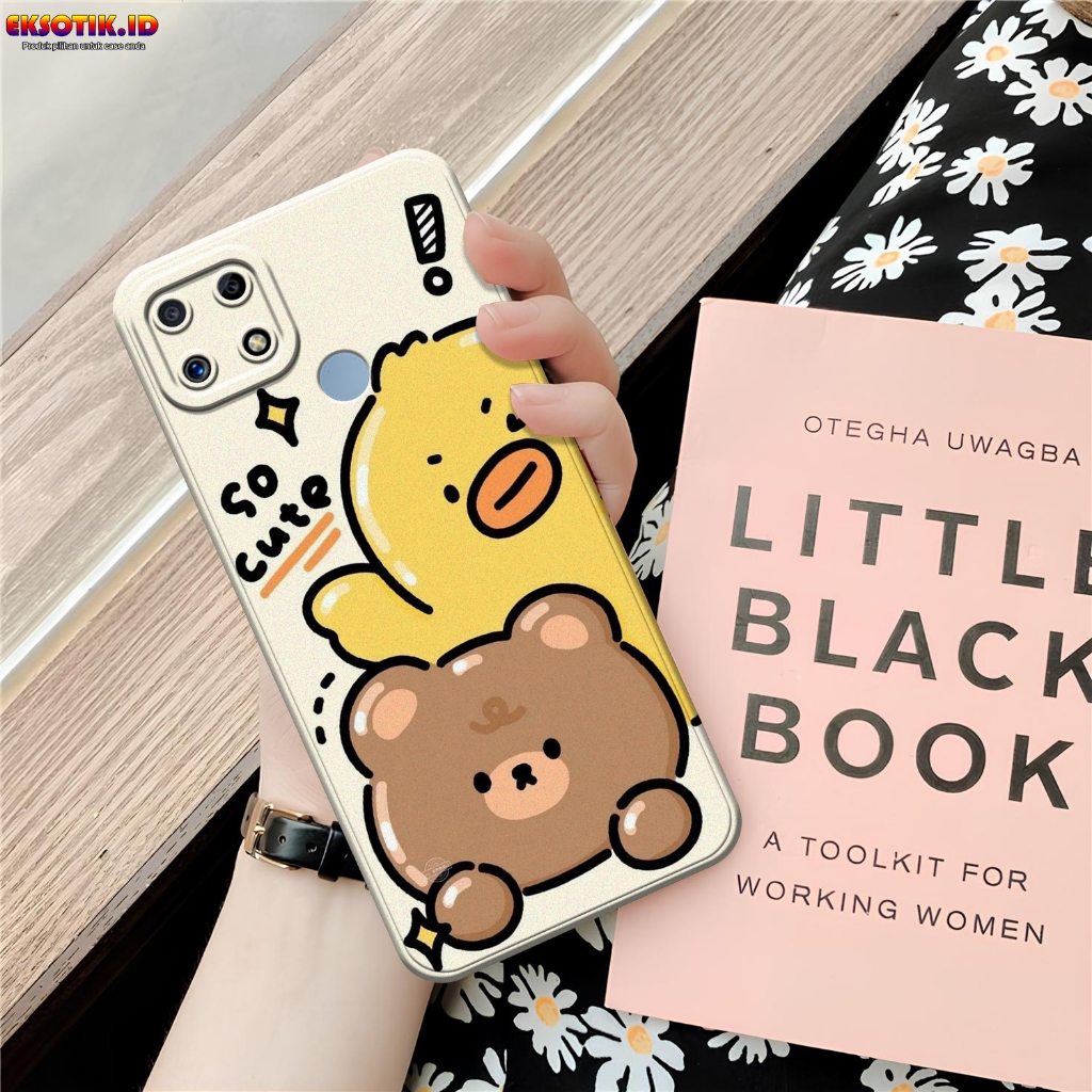 เคสRealme C12 - เคสRealme C12 - เคสแฟชั่น - Realme C12 Silicone - Cool and Cute Motips - Realme C12 