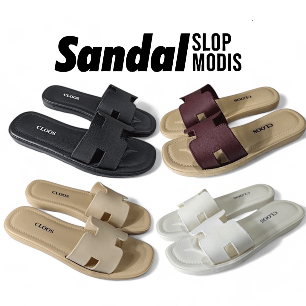 รองเท้าแตะ Llop Flat Teplek สําหรับผู้หญิงล่าสุด รองเท้าแตะลําลองกันลื่น CL029