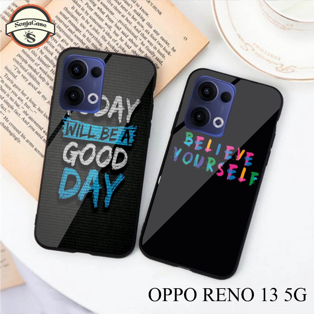 HP SENJACASE SOFTCASE GLASS TYPE 0PP0 RENO 13 5G ใหม่ล่าสุด - Silicone - เคสเคลือบเงา - เคส - ล่าสุด