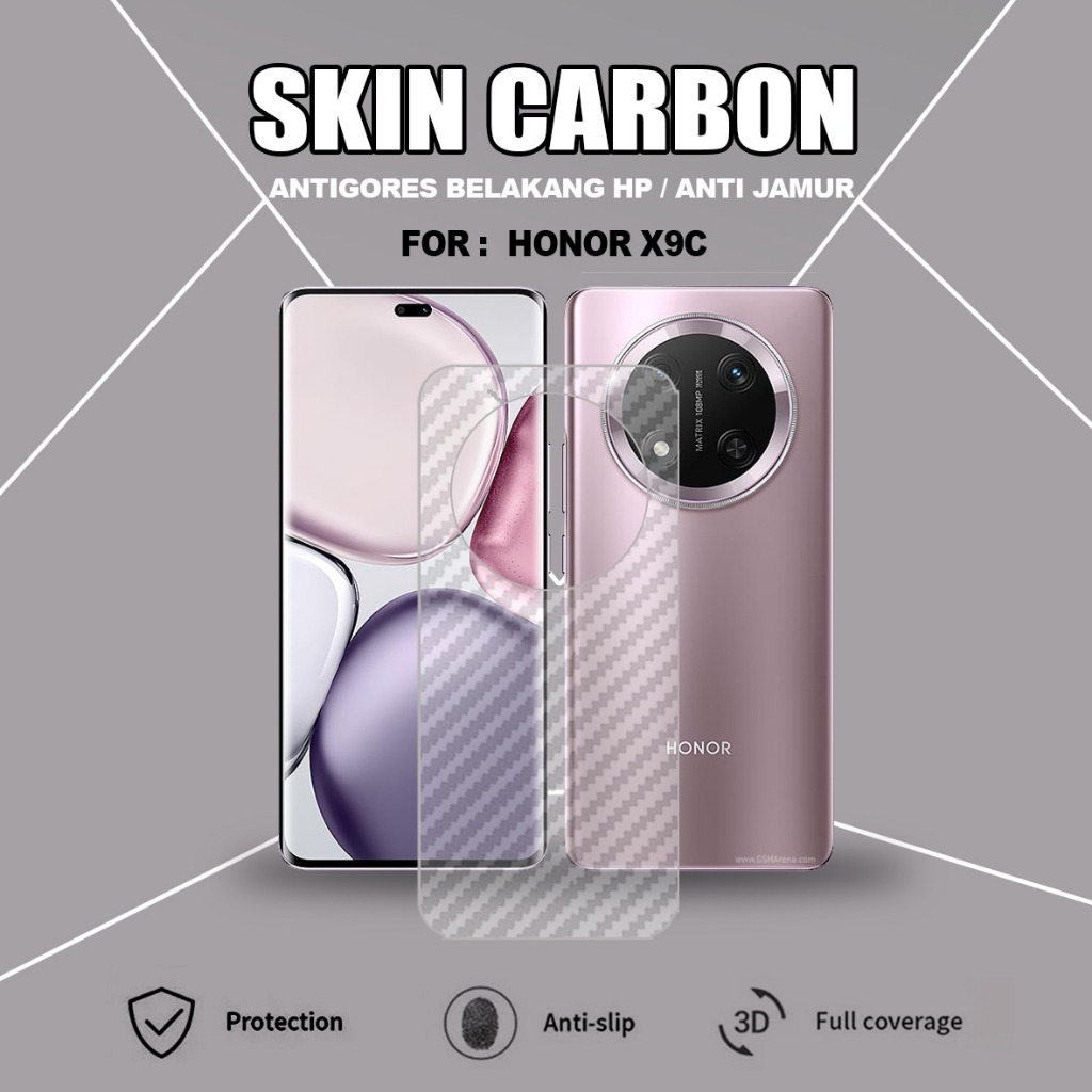 HONOR X9C 5G SKIN CARBON TRANSPARENT ANTI-SCRATCH BACK HONOR X9C 5G SCB1
