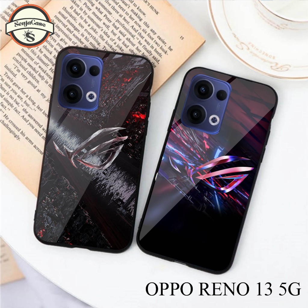 HP SENJACASE SOFTCASE GLASS TYPE 0PP0 RENO 13 5G ใหม่ล่าสุด - Silicone - เคสเคลือบเงา - เคส - ล่าสุด