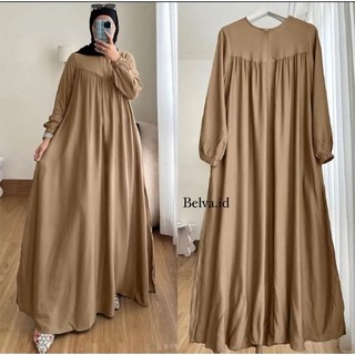 Gamis FUJI LD 150,140,130,120,110 CM gamis  POLOS JUMBO RAYON TWILL//DRESS MUSLIM wanita LEBARAN BIG SIZE