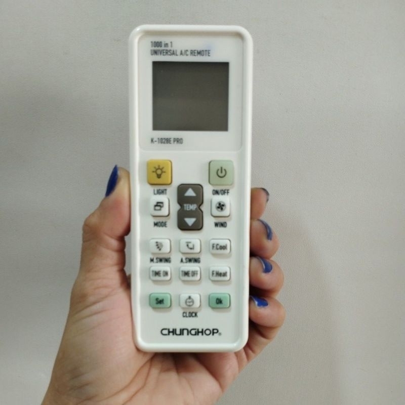 พร้อมตั้งค่ารีโมท AC จํานวนมาก K-1028E PRO | รีโมทคอนโทรลสากล 1028EPRO