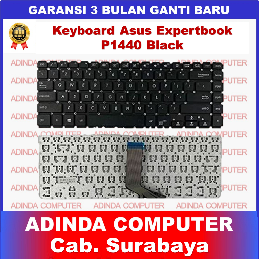 คีย์บอร์ด Asus Expertbook P1440 P1440F P1440UF P1440FA P1440U