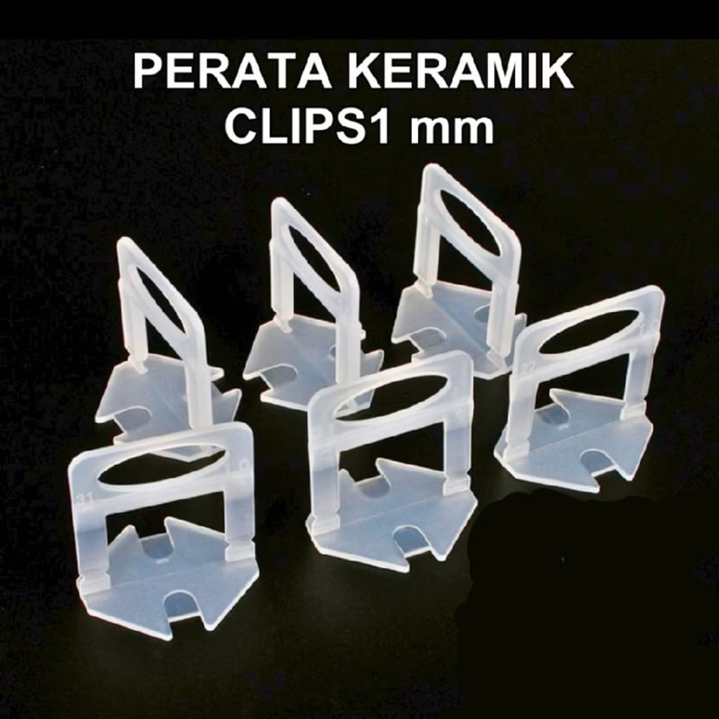 TILE LEVELING CLIPS ยาแนวเซรามิก SPACER 100 ชิ้น