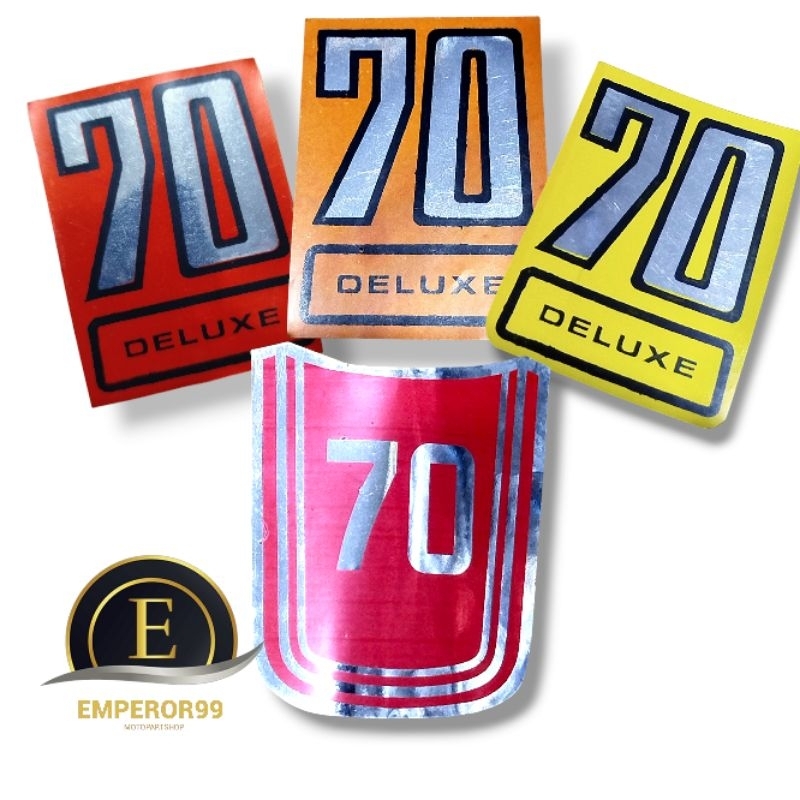 สติ๊กเกอร์ HONDA C70 / C70 CHEST TIE EMBLEM 1 ชิ้น