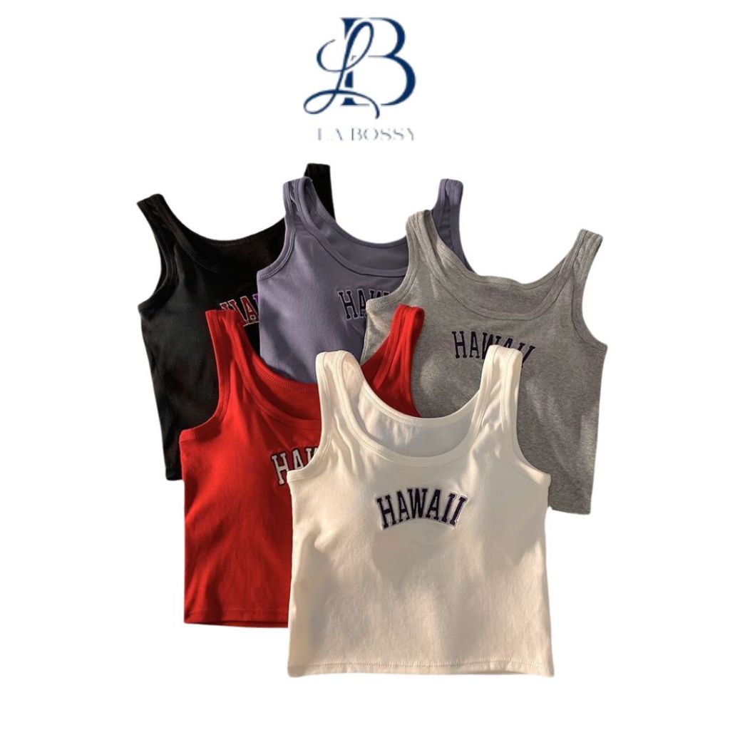 La Bossy Fashion TankTop Sport Bra Hawaii Sports ชุดชั้นในสตรี BR928
