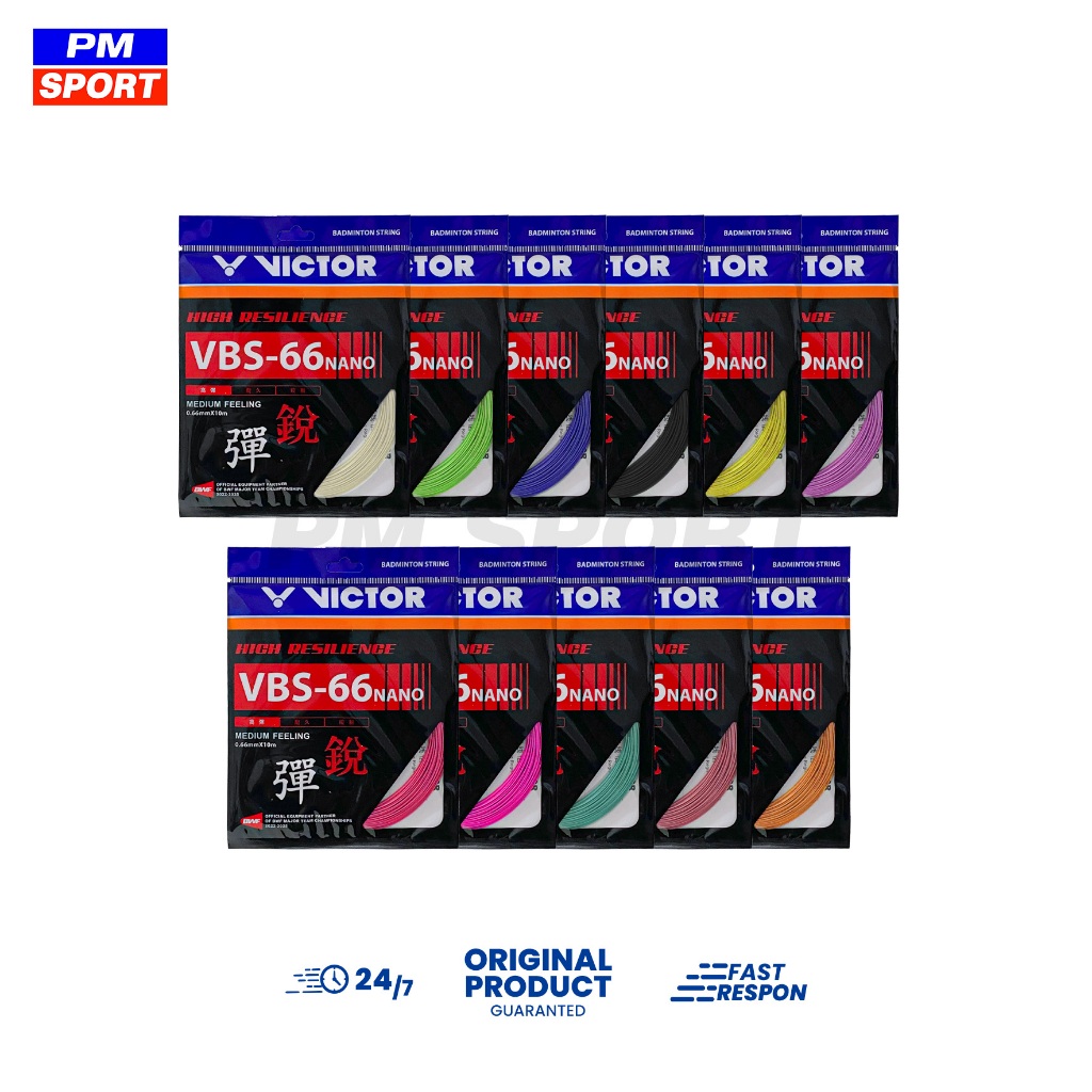 ขายึด BADMINTON VICTOR VBS 66 NANO VBS66 NANO ORIGINAL